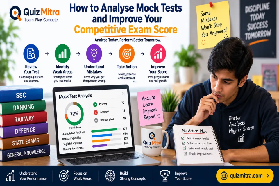 How to Analyse Mock Tests and Improve Your Competitive Exam Score