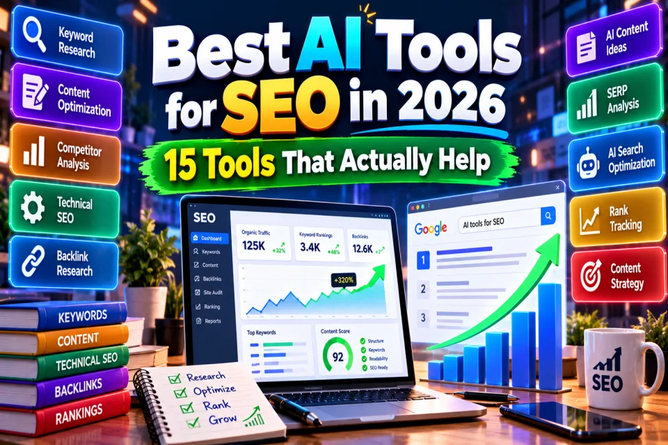 Best AI Tools for SEO in 2026: 15 Tools That Actually Make SEO Easier