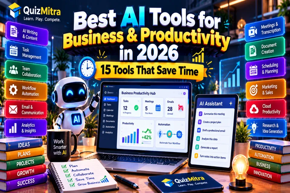 Best AI Tools for Business and Productivity in 2026: 15 Tools That Save Time